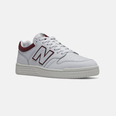 BB480LV1 | New Balance Shoes White/Burgundy - Men