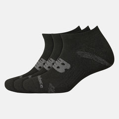 Performance Cushion No Show Socks 3 Pack | New Balance Accessories Black - Women/Men