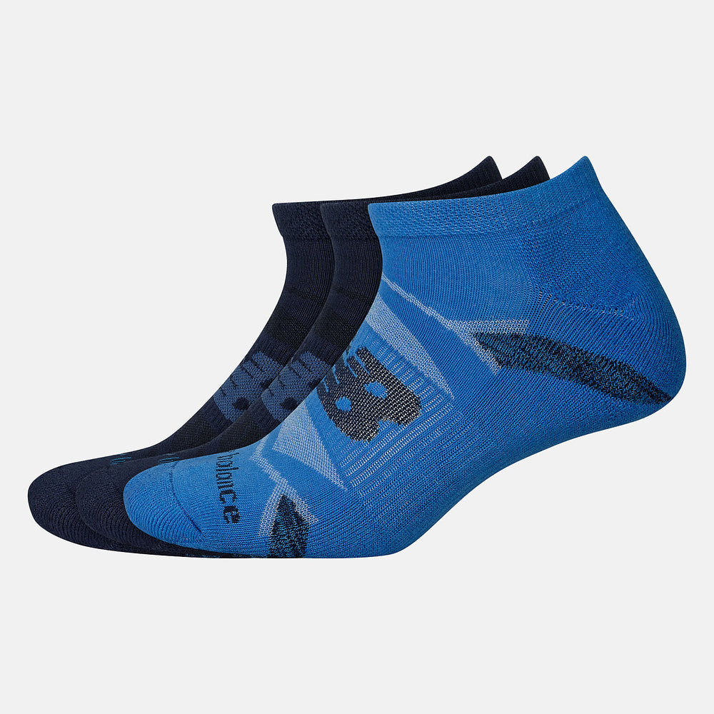 Performance Cushion No Show Socks 3 Pack | New Balance Accessories Navy - Women/Men