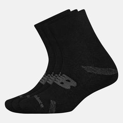 Performance Cushion Quarter Socks 3 Pack | New Balance Accessories Black - Women/Men