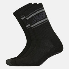 Performance Cushion Crew Socks 3 Pack | New Balance Accessories Black - Women/Men