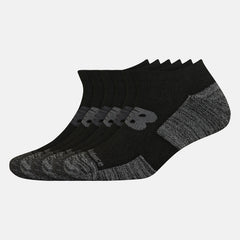 Performance Cushion Low-Cut Socks 6 Pack | New Balance Accessories Black - Women/Men