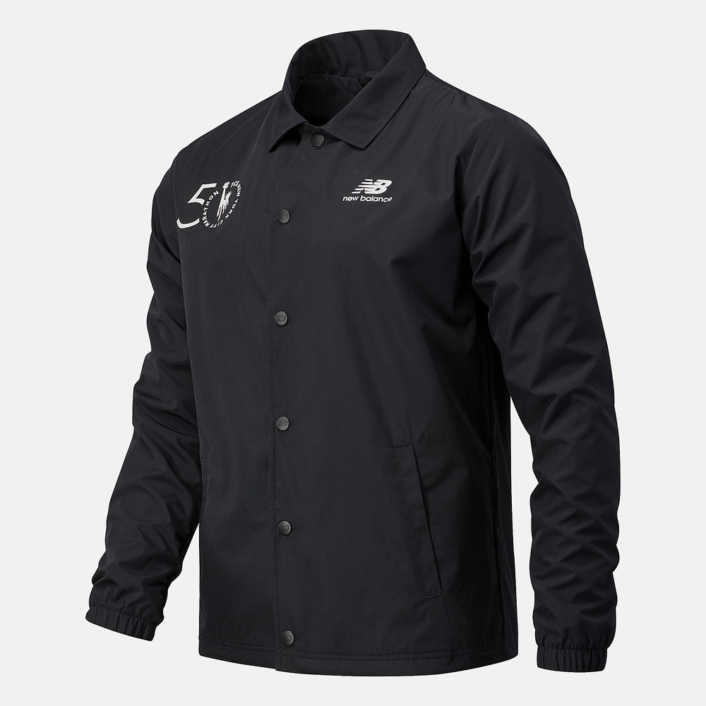 NYC Marathon Classic Coaches Jacket | New Balance Clothing Black - Men
