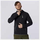 Fortitech Fleece Full Zip | New Balance Clothing Black Heather - Men