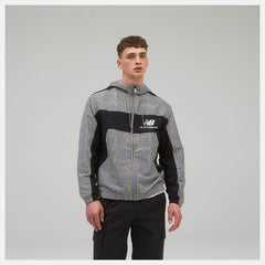NB Athletics Higher Learning Windbreaker AOP | New Balance Clothing Timberwolf - Men