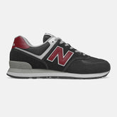 574 | New Balance Shoes Black/NB Scarlet - Men