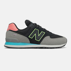 574 | New Balance Shoes Black/Paradise Pink - Men