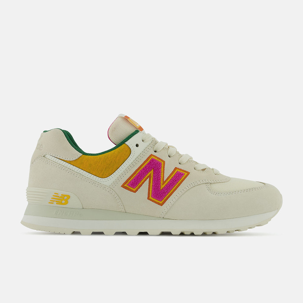 574 | New Balance Shoes Cream/Pink - Men