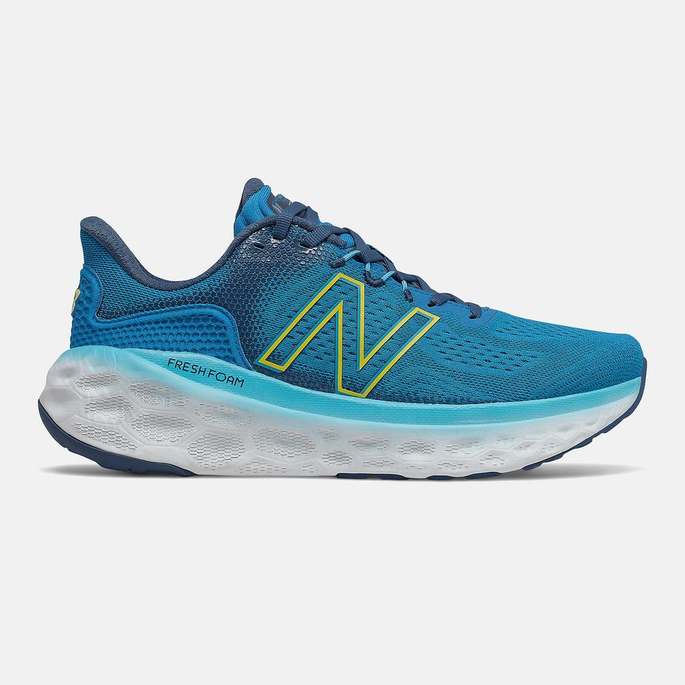 Fresh Foam More v3 | New Balance Shoes Wave Blue/Rogue Wave - Men