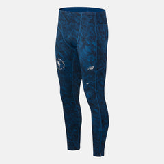 NYC Marathon Printed Impact Run Tight | New Balance Clothing Rogue Wave - Men