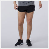 Impact Run 3 Inch Split Short | New Balance Clothing Black - Men