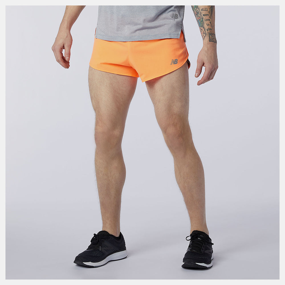 Impact Run 3 Inch Split Short | New Balance Clothing Citrus Punch - Men