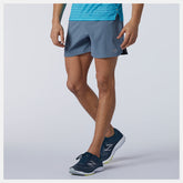 Impact Run 5 Inch Short | New Balance Clothing Ocean Grey - Men