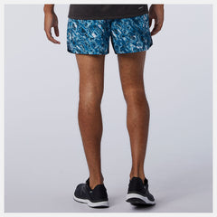 NYC Marathon Printed Impact Run 5 Inch Short | New Balance Clothing Rogue Wave - Men