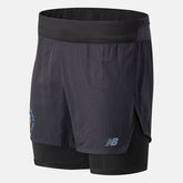 NYC Marathon Q Speed 5 inch 2 In 1 Short | New Balance Clothing Black - Men