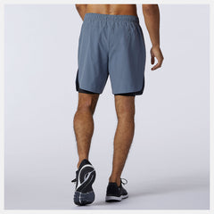 Fortitech 7 inch 2 In 1 Short | New Balance Clothing Ocean Grey - Men