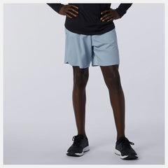 Q Speed Fuel 7 Inch Short | New Balance Clothing Light Slate - Men