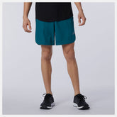 Q Speed Fuel 7 Inch Short | New Balance Clothing Mountain Teal - Men