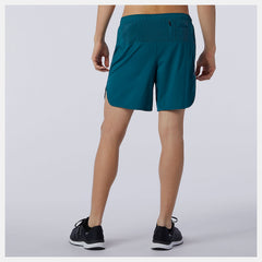 Q Speed Fuel 7 Inch Short | New Balance Clothing Mountain Teal - Men
