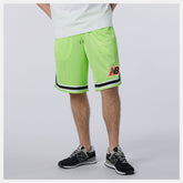 NB Athletics Psy Varsity Mesh Short | New Balance Clothing Bleached Lime Glo - Men