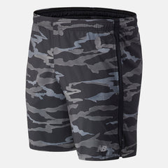 Printed Accelerate 7 In Short | New Balance Clothing Black/Grey - Men