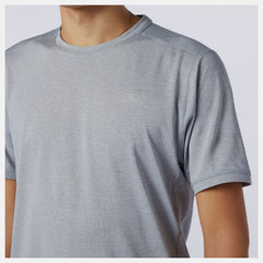 Impact Run Short Sleeve | New Balance Clothing Athletic Grey - Men