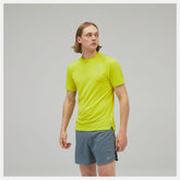 Impact Run Short Sleeve | New Balance Clothing Sulpher Yellow - Men