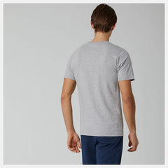 Essentials Stacked Logo Tee | New Balance Clothing Athletic Grey - Men
