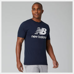 Essentials Stacked Logo Tee | New Balance Clothing Eclipse - Men