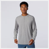 Fortitech Henley | New Balance Clothing Athletic Grey - Men