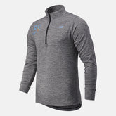 NYC Marathon Fortitech Quarter Zip | New Balance Clothing Black Heather - Men