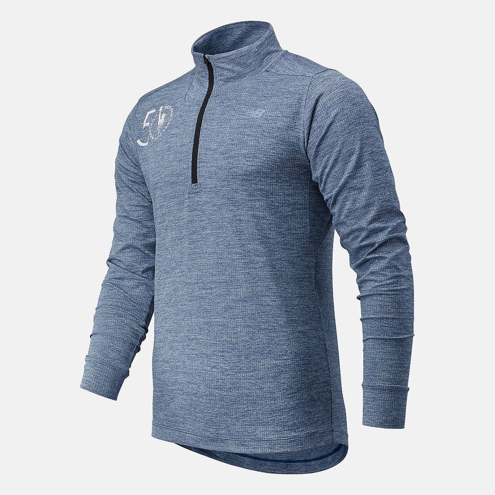 NYC Marathon Fortitech Quarter Zip | New Balance Clothing Rogue Wave - Men