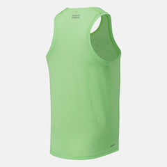 NYC Marathon Impact Run Singlet | New Balance Clothing Energy Lime - Men
