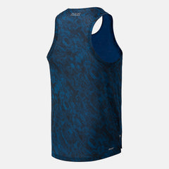 NYC Marathon Printed Impact Run Singlet | New Balance Clothing Rogue Wave - Men