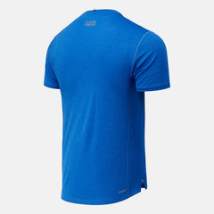 NYC Marathon Impact Run Short Sleeve | New Balance Clothing Faded Cobalt - Men