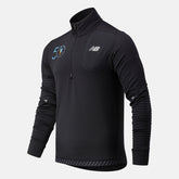 NYC Marathon Impact Run Grid Back Half Zip | New Balance Clothing Black - Men