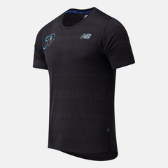 NYC Marathon Q Speed Fuel Jacquard Short Sleeve | New Balance Clothing Black - Men