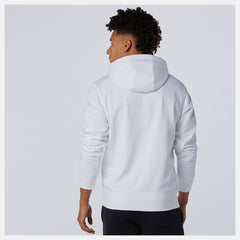 NB Essentials Stacked Logo Po Hoodie | New Balance Clothing White - Men