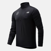 Boston NB Heat Grid Half Zip | New Balance Clothing Black - Men
