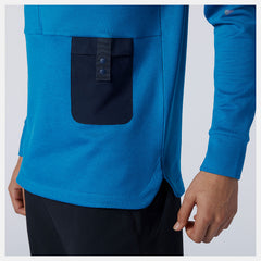 Q Speed Fuel Hoodie | New Balance Clothing Wave Blue - Men
