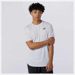 Q Speed Fuel Short Sleeve | New Balance Clothing White - Men