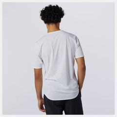 Q Speed Fuel Short Sleeve | New Balance Clothing White - Men