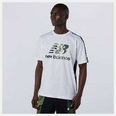 NB Essential Camo Tee | New Balance Clothing White Multi - Men