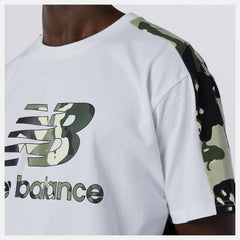 NB Essential Camo Tee | New Balance Clothing White Multi - Men