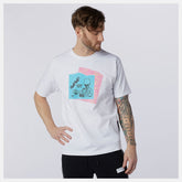 NB Athletics Evans Science Tee | New Balance Clothing White - Men