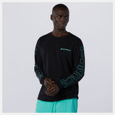 NB Sport Style Optiks Longsleeve Tee | New Balance Clothing Black - Men