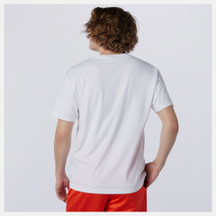 NB Essentials Runner Tee | New Balance Clothing White - Men