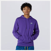 NB Essentials Embroidered Hoodie | New Balance Clothing Prism Purple - Women/Men
