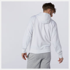 NB Essentials Embroidered Hoodie | New Balance Clothing White - Women/Men
