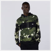 NB Essentials Fleece Camo Hoodie | New Balance Clothing Black/Magnet - Men